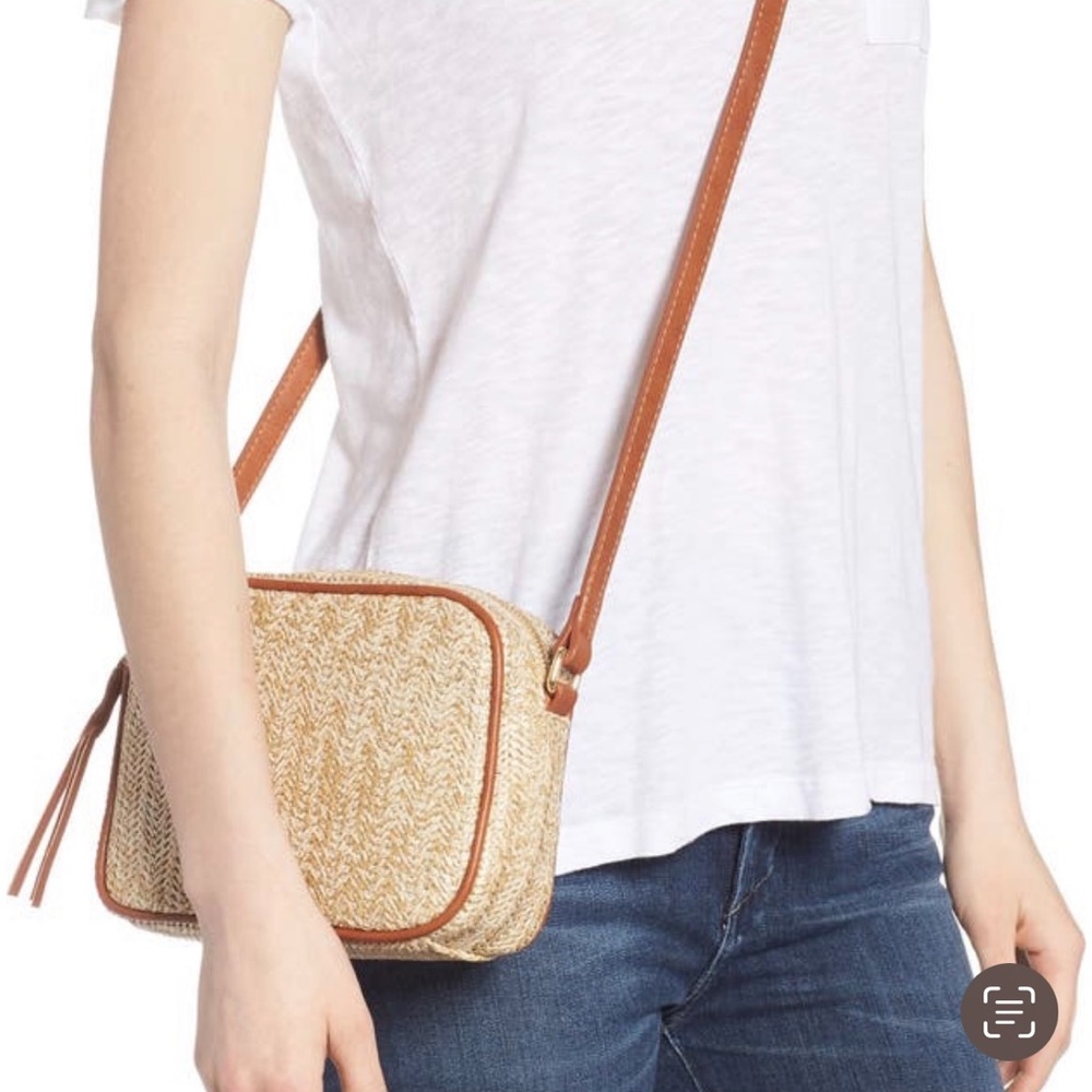 Sole Society Pipper Faux Leather Camera Bag